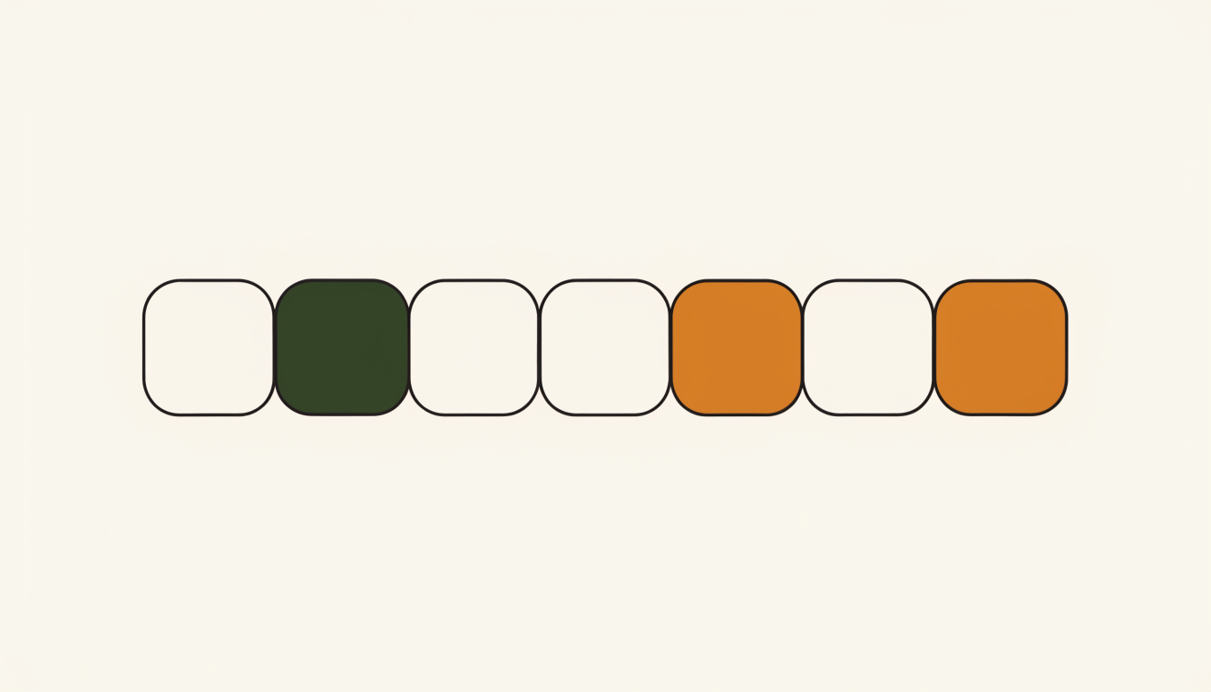 Illustratie van een weekrooster als symbool voor het maken van een weekplanning